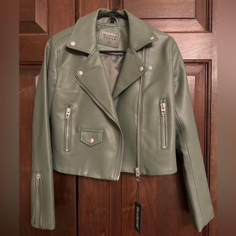 NWT Blank NYC Faux Leather Jacket XS